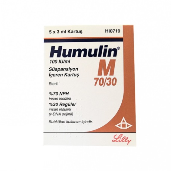 Humulin M 70/30 (Cart) Eli Lilly